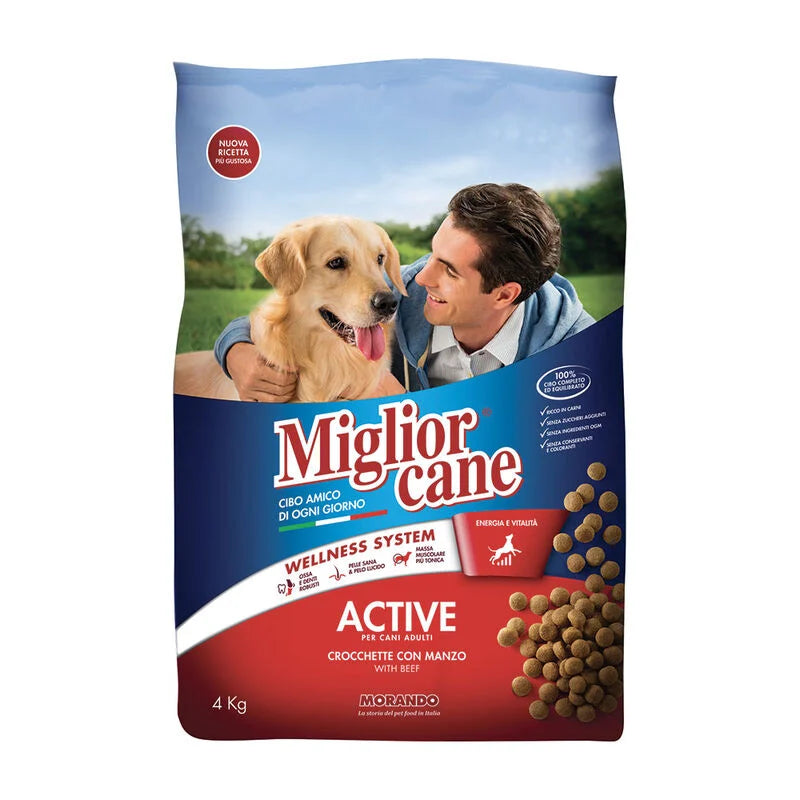 Miglior Cane Active con Manzo 4 kg