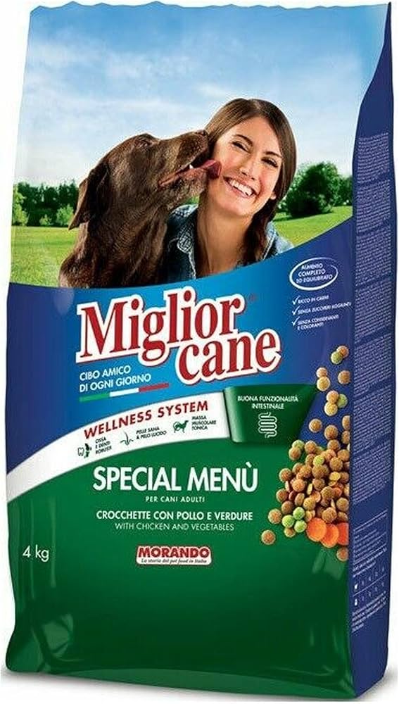 Miglior Cane 4 kg con Pollo e Verdure